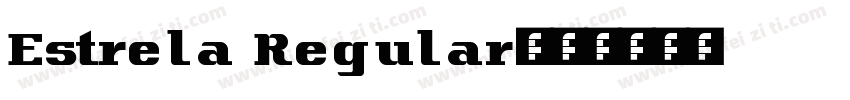 Estrela Regular字体转换